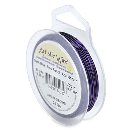 24 Gauge (.51 mm) - 20 yd (18.2 m) - Dark Blue - AWS-24-03B-20YD