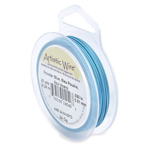 24 Gauge (.51 mm) - 20 yd (18.2 m) - Powder Blue - AWS-24-04-20YD