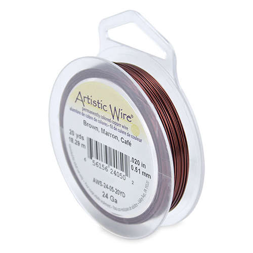24 Gauge (.51 mm) - 20 yd (18.2 m) - Brown - AWS-24-05-20YD