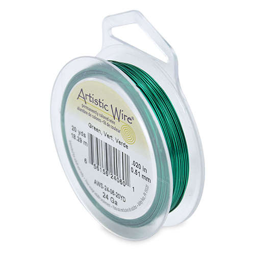 Green - 24 Gauge (.51 mm) - 20 yd (18.2 m) - AWS-24-06-20YD