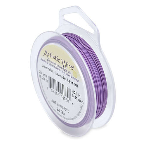 24 Gauge (.51 mm) - 20 yd (18.2 m) - Lavender - AWS-24-08-20YD
