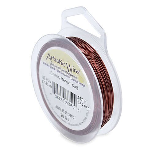 26 Gauge (.41 mm) - 30 yd (27.4 m) - Brown - AWS-26-05-30YD