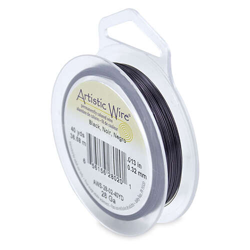 Black - 28 Gauge (.32 mm) - 40 yd (36.5 m) - AWS-28-02-40YD