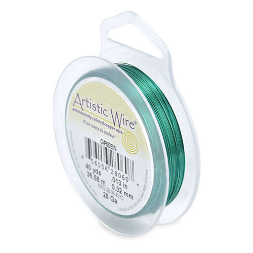 Green - 28 Gauge (.32 mm) - 40 yd (36.5 m) - AWS-28-06-40YD