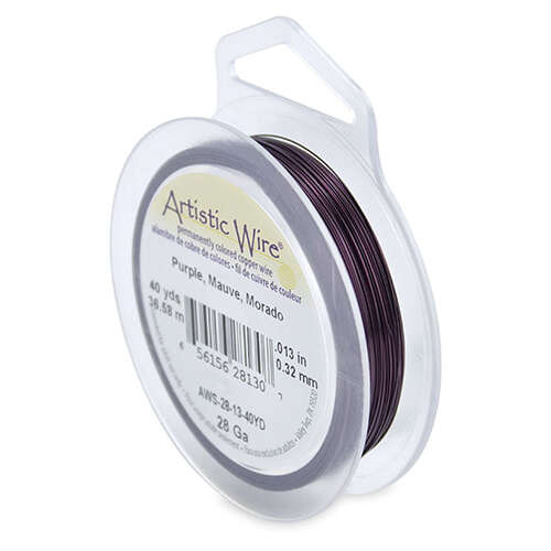 Purple - 28 Gauge (.32 mm) - 40 yd (36.5 m) - AWS-28-13-40YD