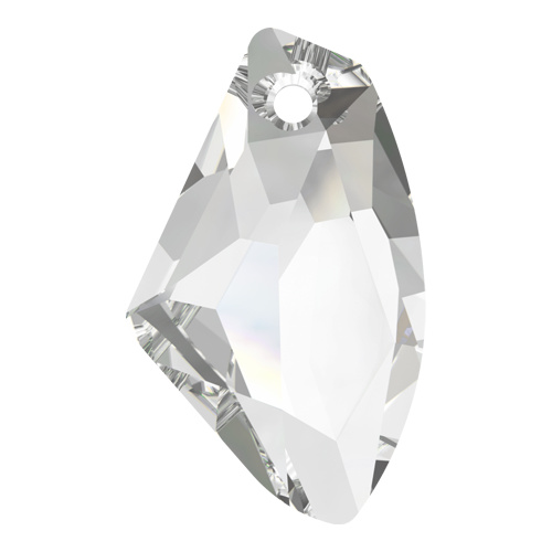 6656 - 19mm - Crystal (001 - Galactic Vertical Crystal Pendant