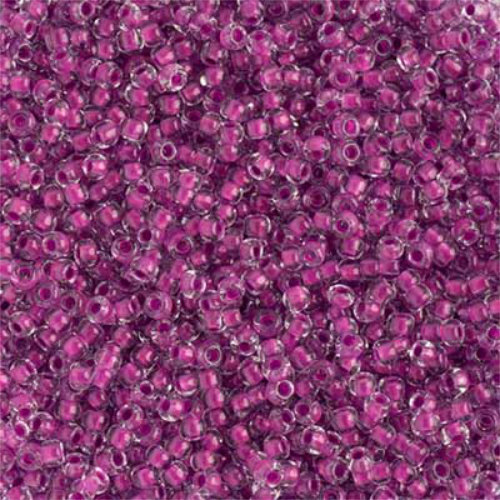Preciosa 10/0 Rocaille Seed Beads - SB10-08728 - Crystal Lined Neon Purple - 500gm Bag