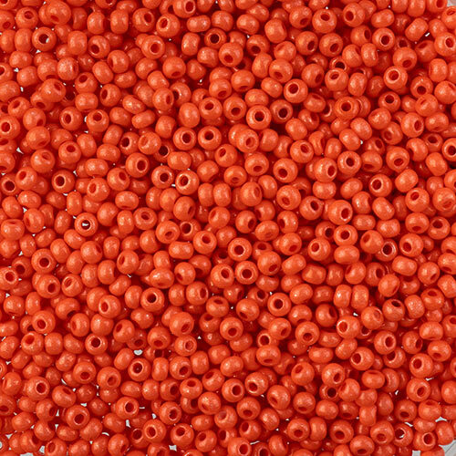 Preciosa 10/0 Rocaille Seed Beads - SB10-16A91 - Orange - Terra Intensive - 22gm Vial