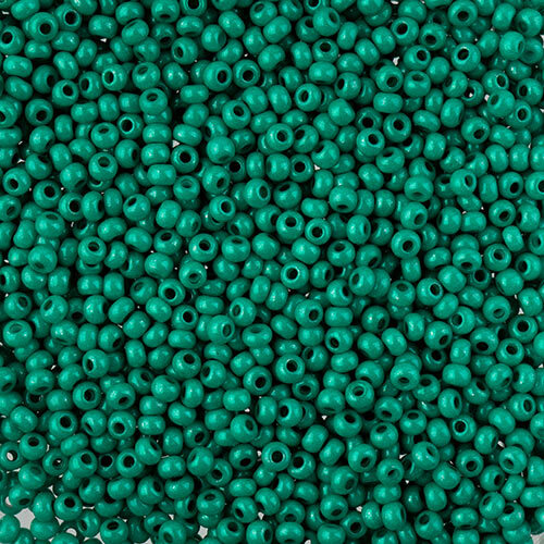 Preciosa 10/0 Rocaille Seed Beads - SB10-16A58 - Dark Green - Terra Intensive - 22gm Vial