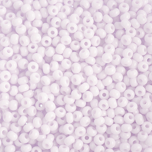 Preciosa 8/0 Rocaille Seed Beads - SB8-73420  - Opaque Natural Pink - 22gm Vial