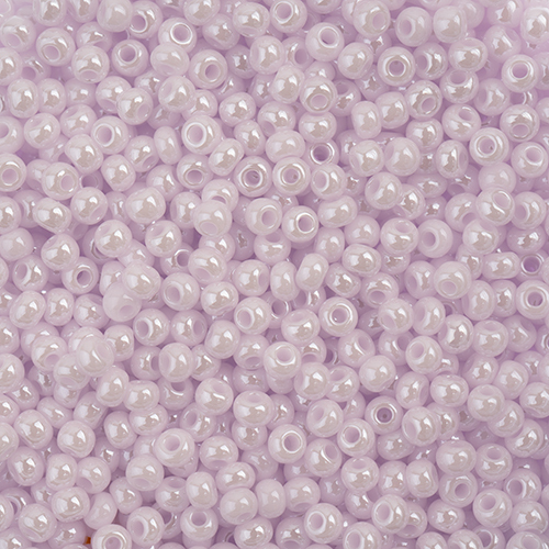 Preciosa 11/0 Rocaille Seed Beads - SB11-73420-L - Opaque Natural Pink Luster - 23gm Vial