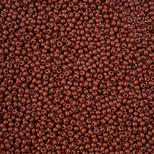 Preciosa 11/0 Rocaille Seed Beads - SB11-22007 - Chalk Brown - PermaLux - 23gm Vial