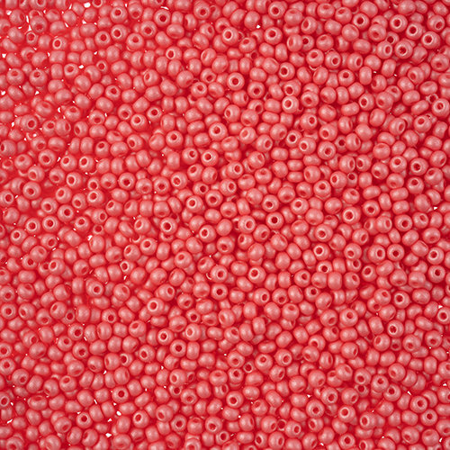 Preciosa 10/0 Rocaille Seed Beads - SB10-22009 - Chalk Pink - PermaLux - 22gm Vial