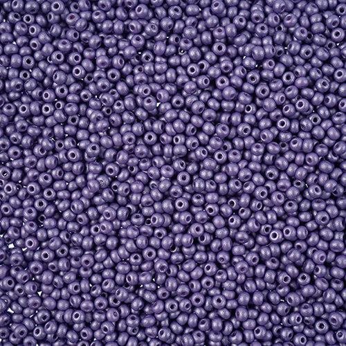 Preciosa 10/0 Rocaille Seed Beads - SB10-22014 - Chalk Lavender - PermaLux - 22gm Vial