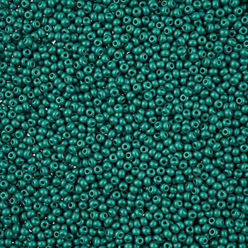 Preciosa 10/0 Rocaille Seed Beads - SB10-22017 - Chalk Sea Green - PermaLux - 22gm Vial