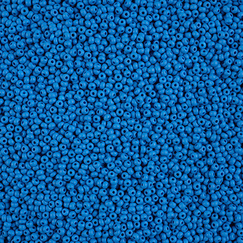 Preciosa 10/0 Rocaille Seed Beads - SB10-22M21 - Matte Chalk Blue - PermaLux - 22gm Vial