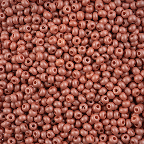 Preciosa 6/0 Rocaille Seed Beads - SB6-22006 - Chalk Light Brown - PermaLux - 24gm Vial