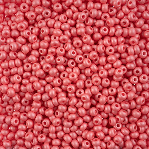 Preciosa 6/0 Rocaille Seed Beads - SB6-22009 - Chalk Pink - PermaLux - 24gm Vial