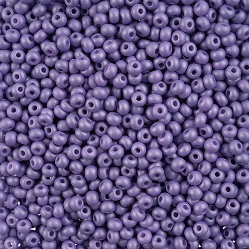 Preciosa 6/0 Rocaille Seed Beads - SB6-22014 - Chalk Lavender - PermaLux - 24gm Vial