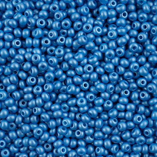 Preciosa 6/0 Rocaille Seed Beads - SB6-22020 - Chalk Light Blue - PermaLux - 24gm Vial