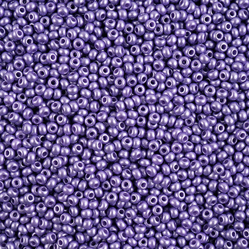 Preciosa 8/0 Rocaille Seed Beads - SB8-22014 - Chalk Lavender - PermaLux - 22gm Vial