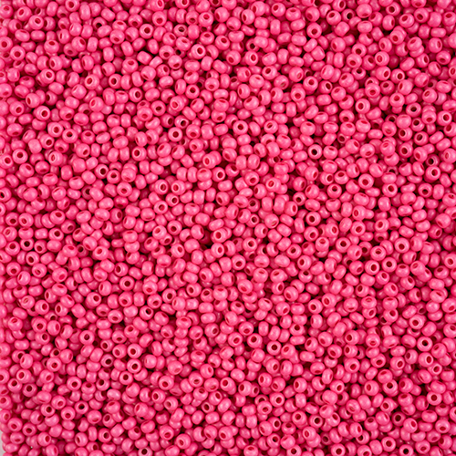 Preciosa 10/0 Rocaille Seed Beads - SB10-16A77M - Matte Rose - Terra Intensive - 22gm Vial