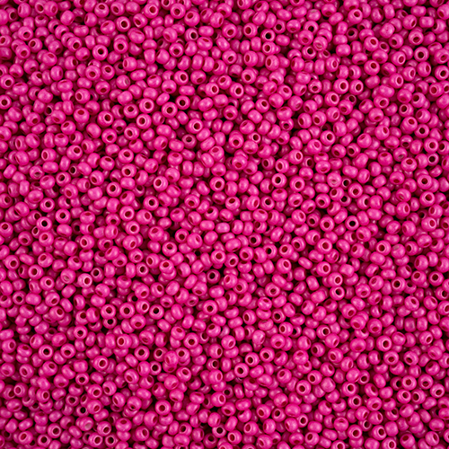 Preciosa 10/0 Rocaille Seed Beads - SB10-16A26M - Matte Pink - Terra Intensive - 22gm Vial