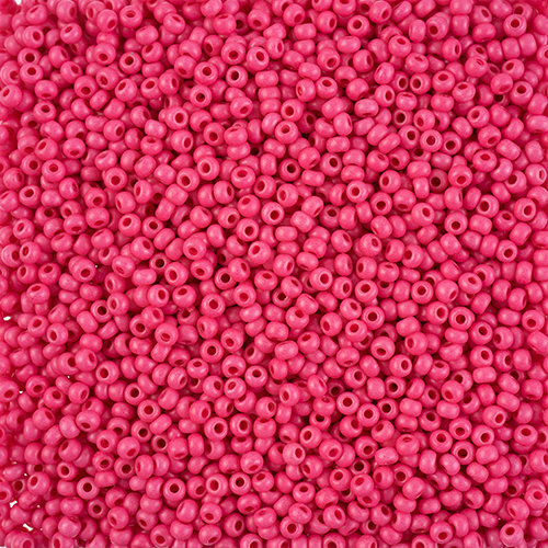 Preciosa 8/0 Rocaille Seed Beads - SB8-16A77M - Matte Rose - Terra Intensive - 22gm Vial