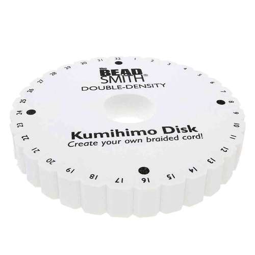 Kumihimo 6 Inch 20mm Thick Round Disc with 35mm Hole - KD607
