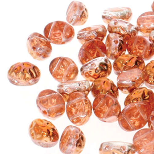 8mm x 6mm Baroque Cabochon 2 Hole - Sunset - CCB8600030-27137 - 20 Pieces