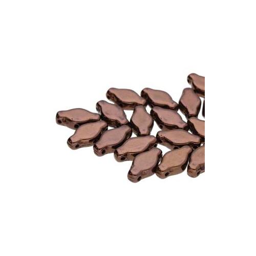 Navette 6mm x 12mm - Jet Bronze - 20 Pieces - NAV61223980-14415