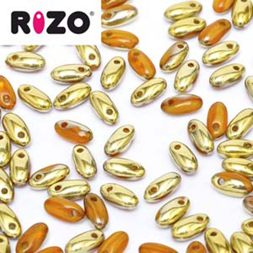 Rizo 2.5mm x 6mm - RZ256-81260-26441 - Hyacinth Opal Amber - 100gm Bag