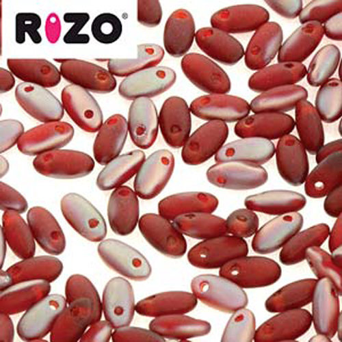 Rizo 2.5mm x 6mm - RZ256-90090-22571 - Matte Red Celsian - 100gm Bag