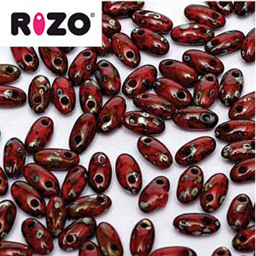 Rizo 2.5mm x 6mm - RZ256-93200-43400 - Picasso Red - 100gm Bag