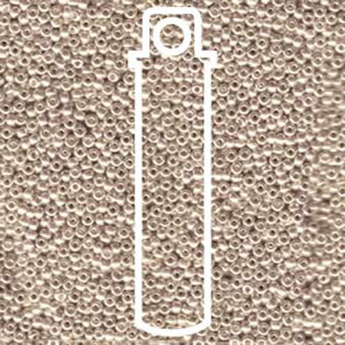 Miyuki 11/0 Rocaille Bead - 11-91072L - Galvanized Light Beige - 24gm Tube
