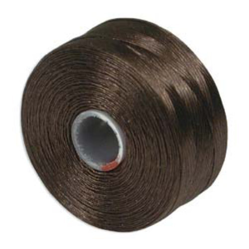 S-Lon D Bead / Macrame Cord (TEX45) - Brown - SLD-BR