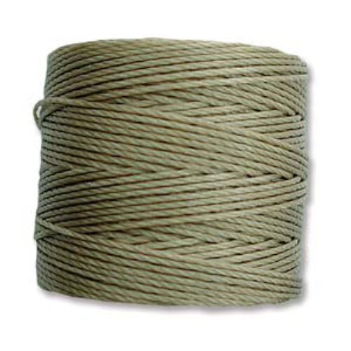 S-Lon Standard Twist Bead / Macrame Cord (TEX210) - Khaki - SLBC-KH