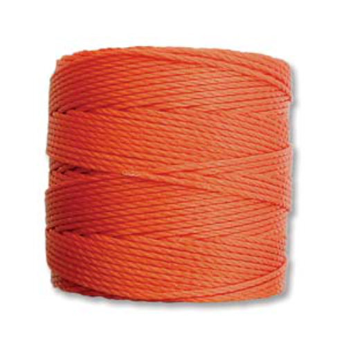 S-Lon Standard Twist Bead / Macrame Cord (TEX210) - Orange - SLBC-OR
