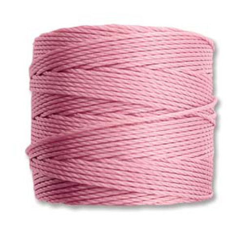 S-Lon Standard Twist Bead / Macrame Cord (TEX210) - Rose - SLBC-RO