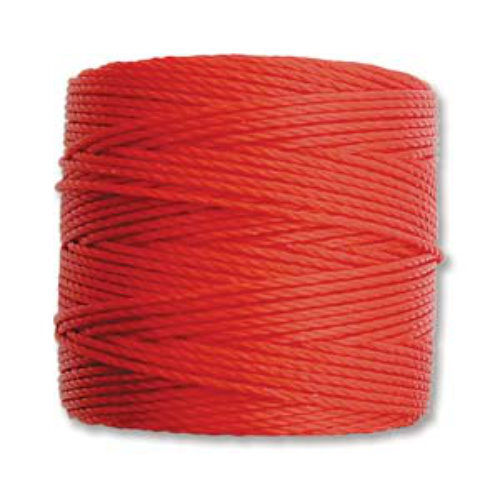 S-Lon Standard Twist Bead / Macrame Cord (TEX210) - Shanghai Red - SLBC-SR