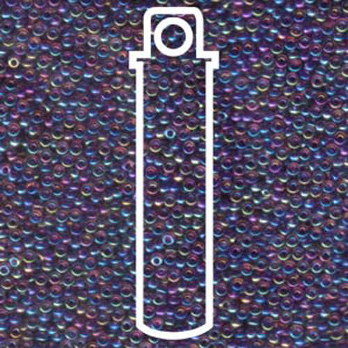 Miyuki 11/0 Rocaille Bead - 11-9356 - Fuchsia Lined Amethyst AB - 24gm Tube