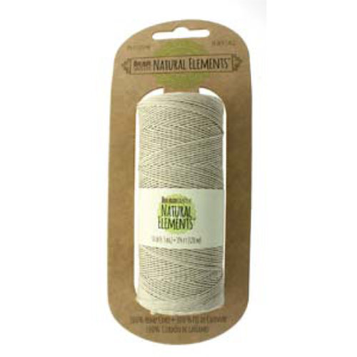 0.55mm Hemp Cord Natural - 120m Spool - HEMP10