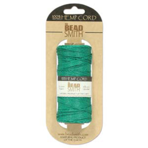 0.55mm Hemp Cord Dark Green - 120m Spool - HEMP10DG