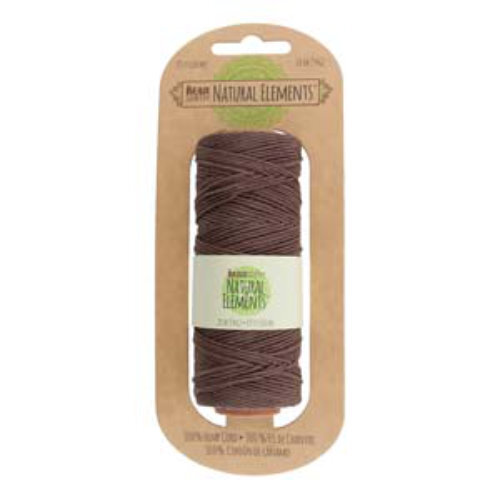 1.0mm Hemp Cord Brown - 60m Spool - HEMP20BR