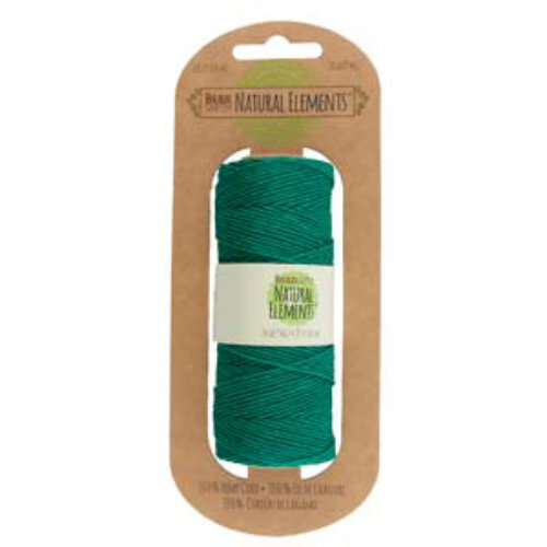 1.0mm Hemp Cord Dark Green - 60m Spool - HEMP20DG