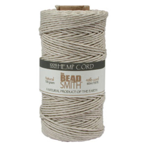 2mm Hemp Cord Natural - 60m Spool - HEMP48