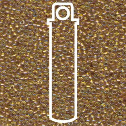 Miyuki 11/0 Rocaille Bead - 11-9377 - Light Topaz Luster - 24gm Tube