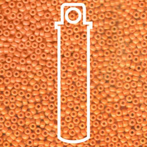 Miyuki 11/0 Rocaille Bead - 11-9406 - Opaque Orange - 23.5gm Tube
