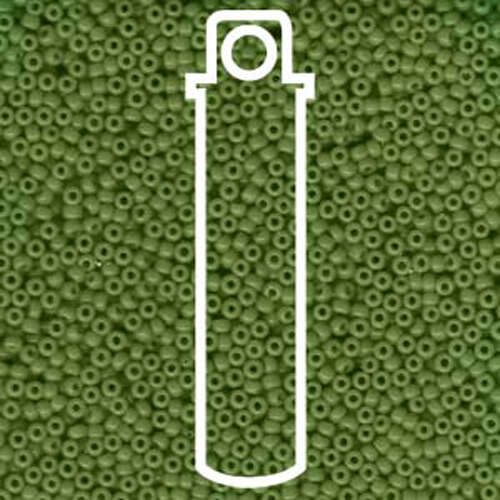 Miyuki 11/0 Rocaille Bead - 11-9411 - Opaque Jade Green - 23gm Tube