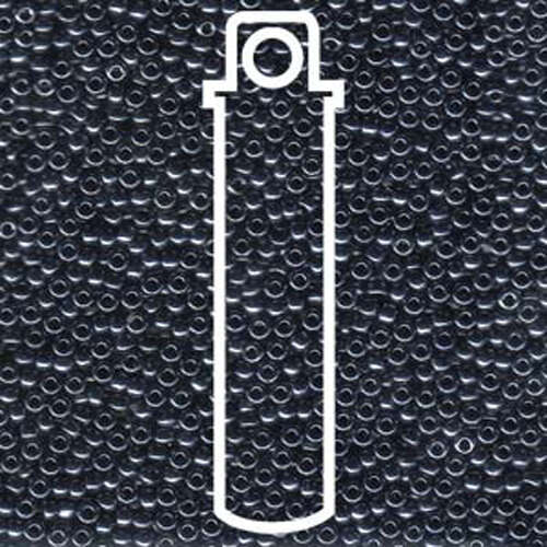 Miyuki 11/0 Rocaille Bead - 11-9451 - Gunmetal - 24gm Tube